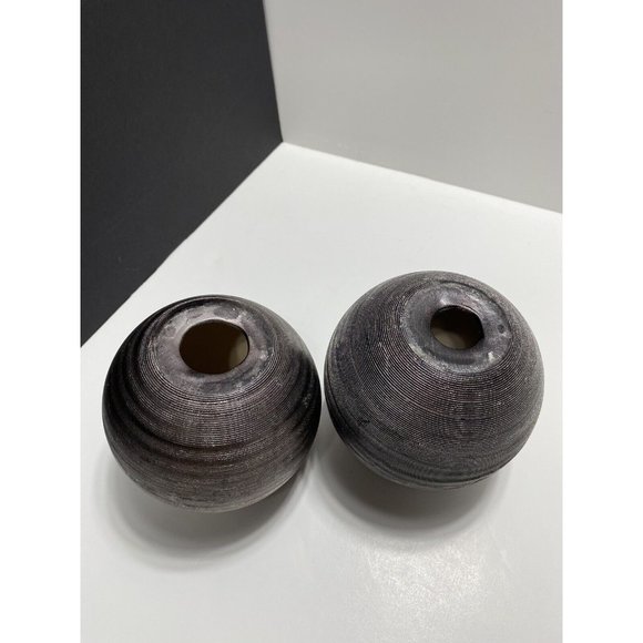 Brown Balls Center piece / Spheres Decor Balls 2 Pcs Decorative - Picture 14 of 14